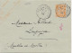 36693# MOUCHON ENTIER POSTAL ENVELOPPE Obl MARS LA TOUR MEURTHE ET MOSELLE 1903 Pour LONGUYON Via PAGNY GARE - Enveloppes Types Et TSC (avant 1995)