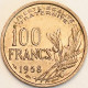 France - 100 Francs 1958, KM# 919.1 (#4167) - 100 Francs