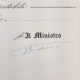 Decreto Il Ministro Segretario Di Stato Per I Lavori Pubblici Anno 1860 - Décrets & Lois