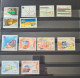 Delcampe - Collection De Timbres Sur Le Thème Des Trains. - Collections (without Album)