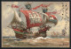 Künstler-AK Hans Bohrdt: Altes Hanseatisches Kriegsschiff Bunte Kuh  - Bohrdt, Hans