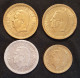 4 PIECES MONACO : 3 De 2F Louis II Et Une De 1F Louis II - 1922-1949 Louis II.