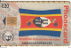 SWAZILAND(chip) - Cultural Village, Flag, Exp.date 03/01, Used - Swasiland