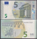 Österreich, 5 €uro NA / N005-I3, "M. Draghi", Perfekt Unc. - 5 Euro