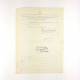 Lettera Dattiloscritta Firmata Da Dino Alfieri Sottosegretario Di Stato Per L'nterno - Datata 6 Aprile 1931 - Decretos & Leyes