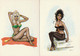 Pin-Ups  - 6 Cartes Postales   -   Années 55/60  Réf, 151 - Pin-Ups