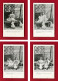 Série-12PH28 Lot De 5 Cpa, Fillettes Avec Poupées, Dinettes, Cpa BE - Collections, Lots & Series