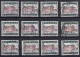 IEPER Ypres MALMEDY EEKLO BRUXELLES SPRIMONT SOIGNIES Borgloon FLEMALLE NEUFCHATEAU - Used Stamps