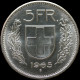 LaZooRo: Switzerland 5 Francs 1965 UNC - Silver - 5 Francs