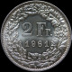 LaZooRo: Switzerland 2 Francs 1961 UNC - Silver - 2 Francs