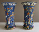 Paire De Vases Chinois, Manufacture De Bayeux, Période Veuve Langlois (1847-1849) - Andere & Zonder Classificatie