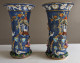 Paire De Vases Chinois, Manufacture De Bayeux, Période Veuve Langlois (1847-1849) - Autres & Non Classés