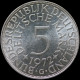 LaZooRo: Germany 5 Mark 1972 G UNC - Silver - 5 Marcos