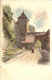 Rothenburg - Koboldzellerthor - Litho - Rothenburg O. D. Tauber