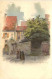 Rothenburg - Küstertreppe - Litho - Rothenburg O. D. Tauber