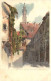 Rothenburg - Hof In Der Apotheke - Litho - Rothenburg O. D. Tauber