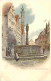 Rothenburg - Brunnen In Der Herrengasse - Litho - Rothenburg O. D. Tauber