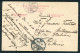1910 Ceylon Postcard - Italian Military, Peking Via Shanghai China - Lettres & Documents