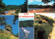 FRANCE - Lac D'Issarles - Camping - Grottes Troglodytes - Rocher Du Sphinx - Animé - Carte Postale - Andere & Zonder Classificatie