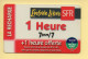 Carte Prépayée : SFR (CEGETEL) Entrée Libre / 1 Heure / 7 Jours /7 + 1 Heure Offerte - Sonstige & Ohne Zuordnung