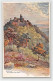 39127202 - Kuenstlerkarte Madenburg Bei Landau, Rheinland-Pfalz Gelaufen. Ecken Mit Albumabdruecken, Leicht Fleckig, So - Landau