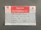 Crewe Alexandra V Walsall 1992-93 Match Ticket - Tickets & Toegangskaarten