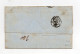 !!! CACHET CORPS EXP D'ITALIE 1ERE DIVISION SUR LETTRE DE ROME DE 1855 POUR MARSEILLE - Marques D'armée (avant 1900)