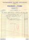 DOCUMENT COMMERCIAL 1953 VUILLERMOT ET TOUBIN TRANSPORT TOUTES DISTANCES A CHAMPAGNOLE 79 AV DE LA REPUBLIQUE - 1950 - ...
