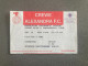Crewe Alexandra V Shrewsbury Town 1993-94 Match Ticket - Eintrittskarten