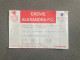 Crewe Alexandra V Walsall 1995-96 Match Ticket - Match Tickets