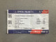 Crystal Palace V Brentford 2021-22 Match Ticket - Tickets & Toegangskaarten