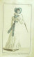 Delcampe - Journal Des Dames & Des Modes 1821 Costume Parisien Année Complète 84 Planches Aquarellées - Acqueforti