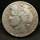 2 FRANCS CERES ARGENT 1871 PETIT A PARIS FRANCE / SILVER - 2 Francs
