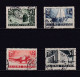 FINLANDE 1938 TIMBRE N°205/08 OBLITERE TRICENTENAIRE DES POSTES - Oblitérés