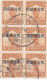 Bloc De 6 De Peniche Surchargée - Used Stamps