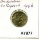50 RUPIAH 1996 INDONESIA Coin #AY877.U.A - Indonesien