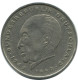 2 DM 1971 J K.ADENAUER WEST & UNIFIED GERMANY Coin #AG282.3.U.A - 2 Marcos