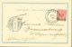 CAD Jaffa Deutsche Post 31 10 1898 CPA Gruss Aus Jérusalem YT N°7 Arrivée Braunschweig 20 11 98 - Autres & Non Classés