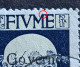 FIUME-25 C-OVERPRINT GOVERNO PROVVISORIO-ERROR-ITALY-YUGOSLAVIA-CROATIA-1921 - Croatia