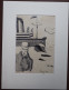 TEKENING IN CHINESE INKT - FRANCOIS DE SMET 1929 -  ZIE BESCHRIJF EN AFBEELDINGEN - Dibujos