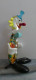 Murano. Clown Polychrome Au Chapeau Bleu En Verre Coloré De Murano (Venise). Objet De Vitrine. Hauteur 10 Cm. 1960/70 - Glass & Crystal