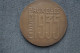 Médaille Bronze  Couple Royale,signé RAV,Bruxelles 1935, 80 Mm De Diamètre - Bronzes
