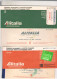 ALITALIA Airlines Airline 12 Biglietti Tickets Boarding Passes Billets D'avion Cartes D'embarquement Biglietti - Europa