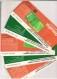 ALITALIA Airlines Airline 12 Biglietti Tickets Boarding Passes Billets D'avion Cartes D'embarquement Biglietti - Europa