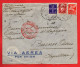 Regno 1938 - Aerogramma Roma Buenos Aires - Linea Aerea Tedesca - Marcophilia (AirAirplanes)
