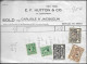 USA Stock Transfer Document W/ Revenue Stamps 1941 ##03 - Storia Postale