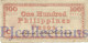 PHILIPPINES 100 PESOS 1943 PICK S666 FINE+ EMERGENCY BANKNOTE - Philippinen