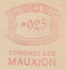 Meter Cover Deutsches Reich / Germany 1928 Chocolate - Mauxion - Levensmiddelen
