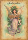 ANGEL CHRISTMAS Holidays Vintage Postcard CPSM #PAH364.GB - Anges