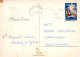ÁNGEL Feliz Año Navidad Vintage Tarjeta Postal CPSM #PAS743.ES - Anges